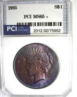 1925 Peace PCI MS65+ Great Color