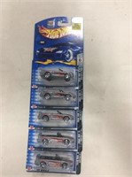 Five 2003 Hot Wheels Mustang GT Final Run