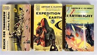 Three Arthur C. Clarke 1st Editions