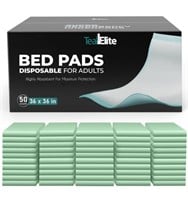 Disposable Bed Pads for Adults 36 x 36, 50 Count