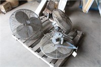 (3) GE Agro-Power Barn Fans, Approx 26" & 23"