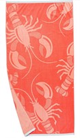 Lot of 2: 2-Pack Cotton Towels  Lobster  72x36
