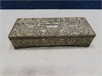 Godinger SIlver Embossed Pretty 9" Jewelry Box