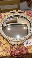 Vintage American Eagle convex mirror  21 in