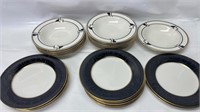 Noritake Fine China Gold Rimmed Plate & bowl sets