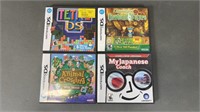 4pc Nintendo DS Videogames w/ Tetris