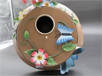 Metal Hat Birdhouse