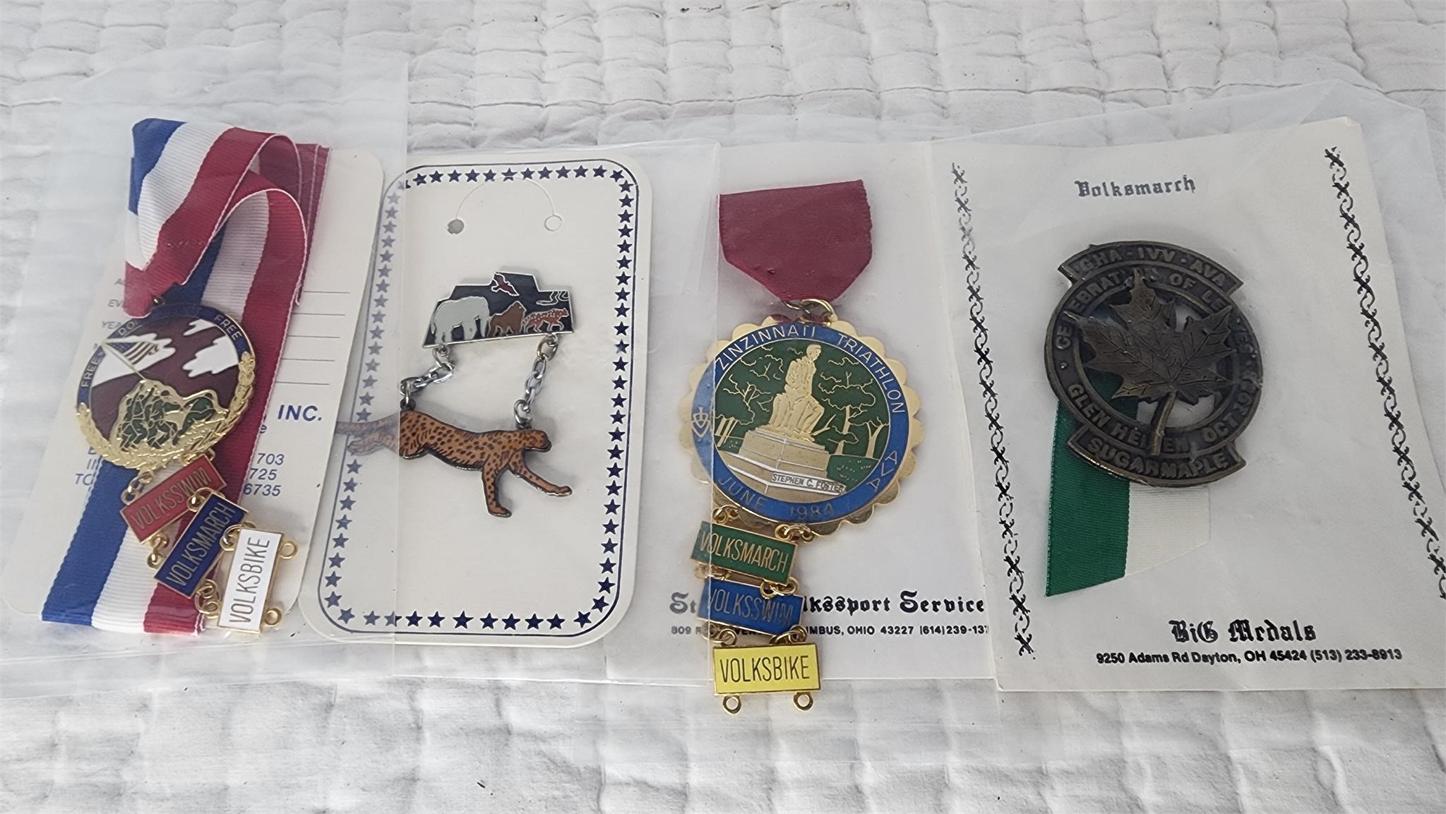 Vintage volkssport/Volksmarch Medals