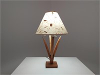 Oak Tulip Table Lamp