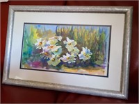 Wazniak framed watercolor
