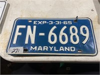 License plate