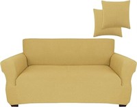 Stretch Elastic Couch Cover,1-Piece Sofa Slipcover
