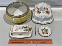 Assorted China / Crockery Inc. Butter Dish