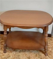 30 x 20 x 22 wood side table