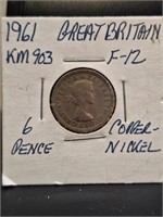 1961 great Britian coin