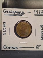1972 Guatemalan coin