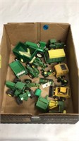 Toy tractors1/64 and micro. John Deere Vermeer