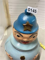 1920 American Bisque - Cop cookie jar