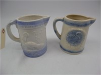 Lot (2) Blue & White Comemoratives