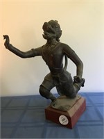 Heavy Figure on Stand (Bronze?)