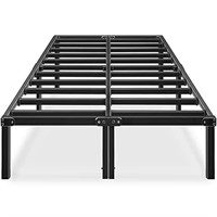 *HAAGEEP Metal Platform Bed Frame Queen Size Heavy