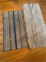 Two vintage rugs