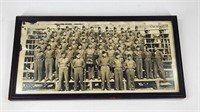 VINTAGE MILITARY PHOTOGRAPH FRAMED