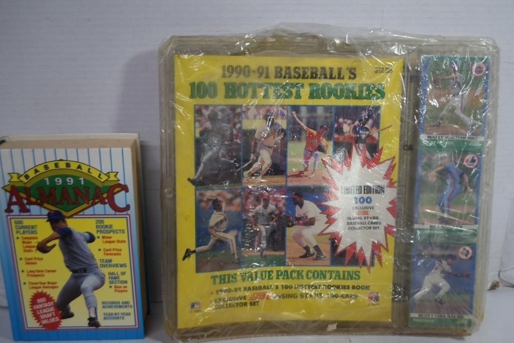Vintage 1991 Baseball Hottest Rookies Collector