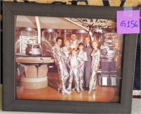 W - LOST IN SPACE CAST FRAMED & SIGNED PHOTO