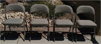 L - LOT OF 4 FOLDING CHAIRS