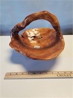 Vintage Wood Bowl