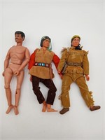 1970's Tonto Lone Ranger Red Sleeves Gabriel dolls