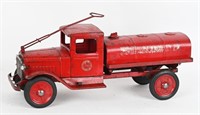 BUDDY L PRESSED STEEL STANDARD OIL TANK TRUCK