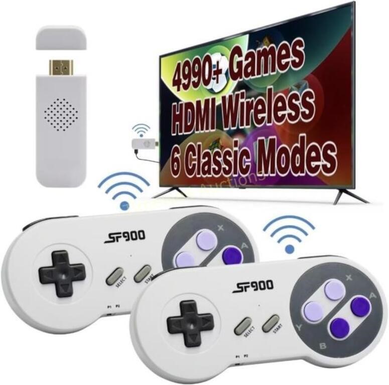 HDMI Retro Console  4900+ Games  Wireless