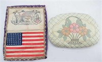 WWII Navy Memorial Pillow & Embroidery Pillow
