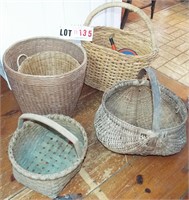 5 asst. baskets (some as found)
