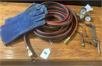 Oxy Settling Hoses with Gauge, Nozzle & Welding