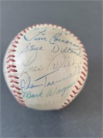 1978 Detroit Tigers Signed Baseball