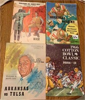 Arkansas Razorback 1964 Programs+1966 Cotton