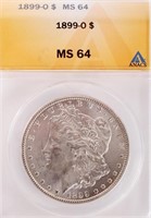 1899 O MS64 90% SILVER MORGAN DOLLAR COIN