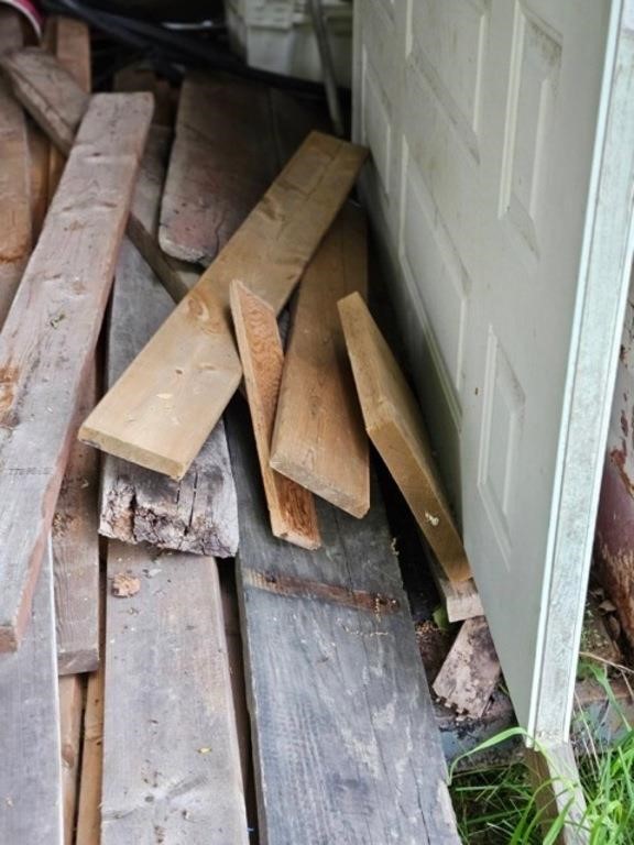Offsite Lumber pile