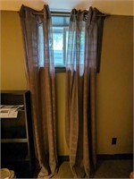 2 X PANEL CURTAINS