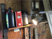 Electric light, weed stop, Coleman camp fuel