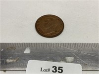 1944 Australia One Pence Coin Bronze