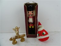 Lot of Christmas Items - Nutcracker Santa Angel