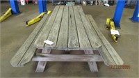 Wooden 8 ft Picnic Table