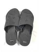 New Black Sunmates Cusioned Sandals 7-7 1/2