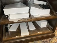 GROUP OF WHITE SHIRT BOXES (NEW)
