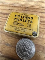 Vintage Polaris Tablet Tin WITH Original Tablets