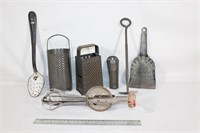 Lot of Vtg Metal Kitchen Tools /7